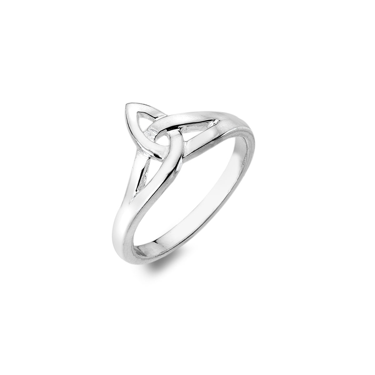 Celtic Trinity Knot Ring in Sterling Silver Celtic Lands