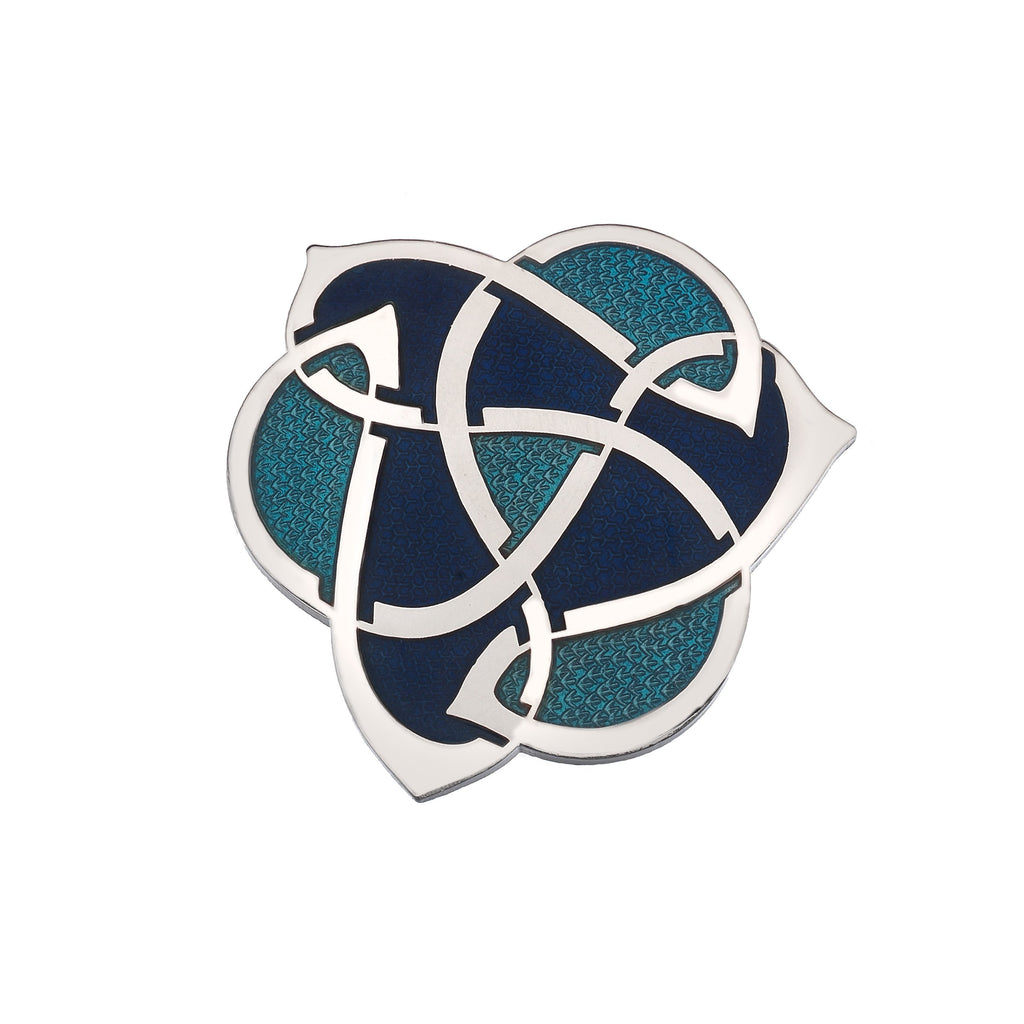 Brooches - Archibold Knox Style Blue Brooch