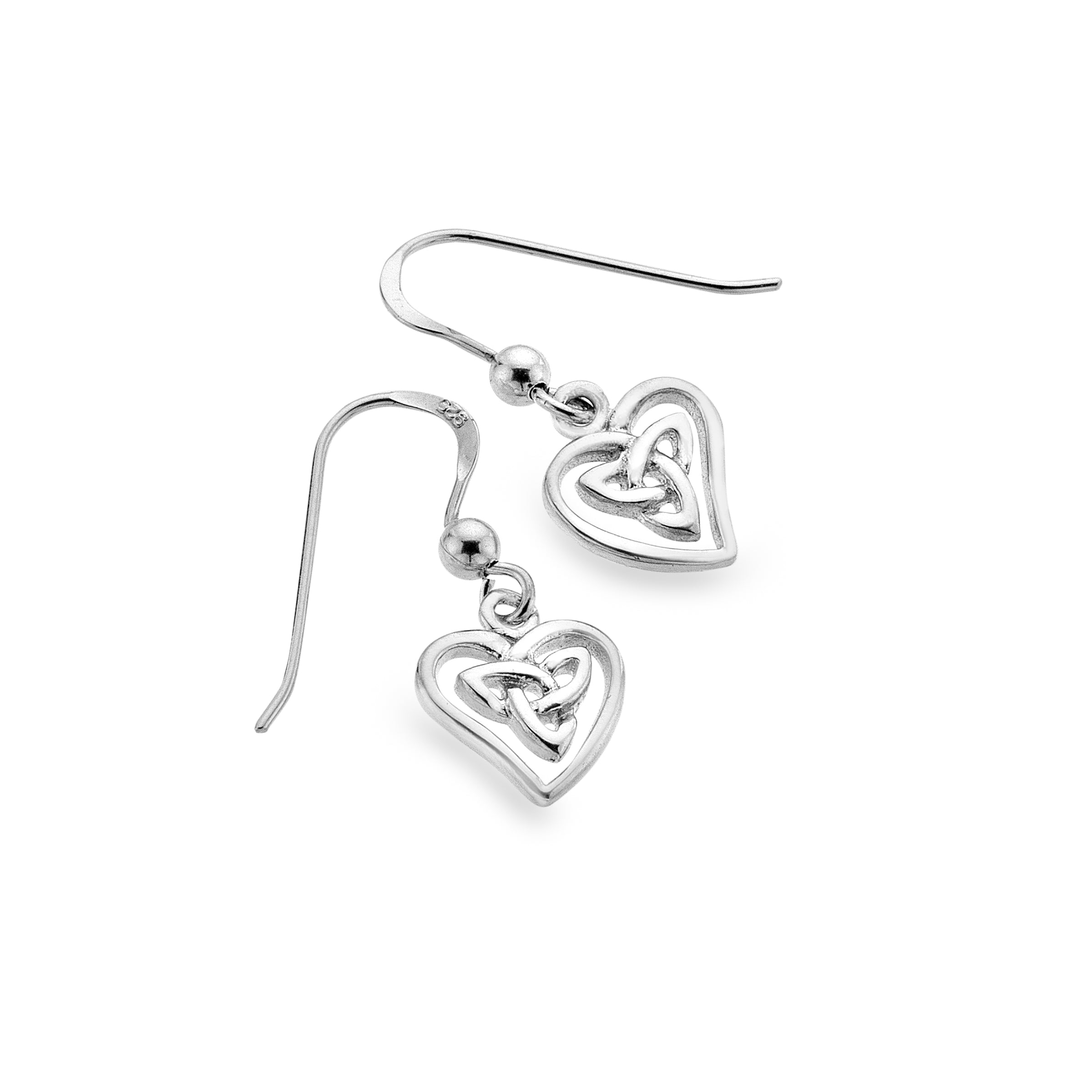 Amazon.com: AeraVida Full of Love Gleaming Heart Sterling Silver 925 Dangle  Earrings: Clothing, Shoes & Jewelry
