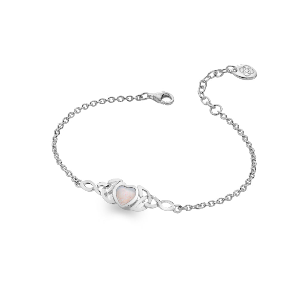 Celtic Opalite Heart Bracelet