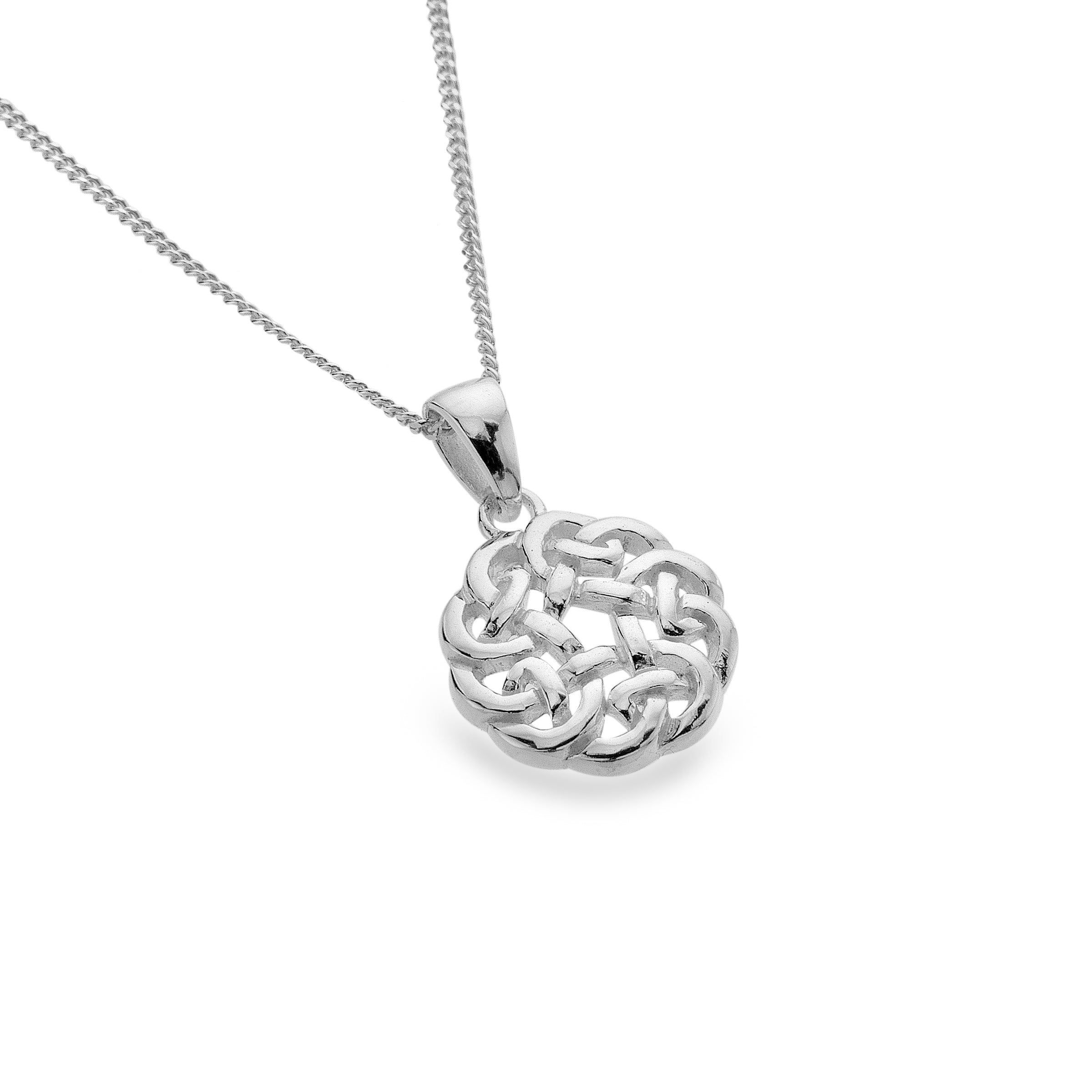 Sterling Silver Celtic Love Knot Necklace