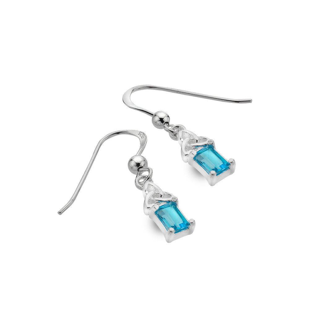 Sacred Trinity Topaz Earrings