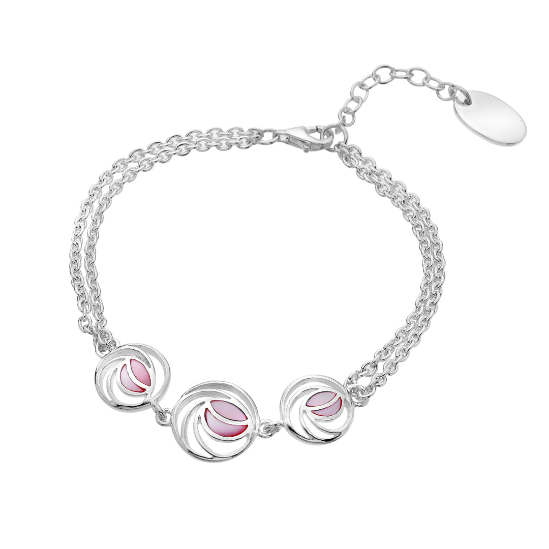 Mackintosh pink rose bracelet