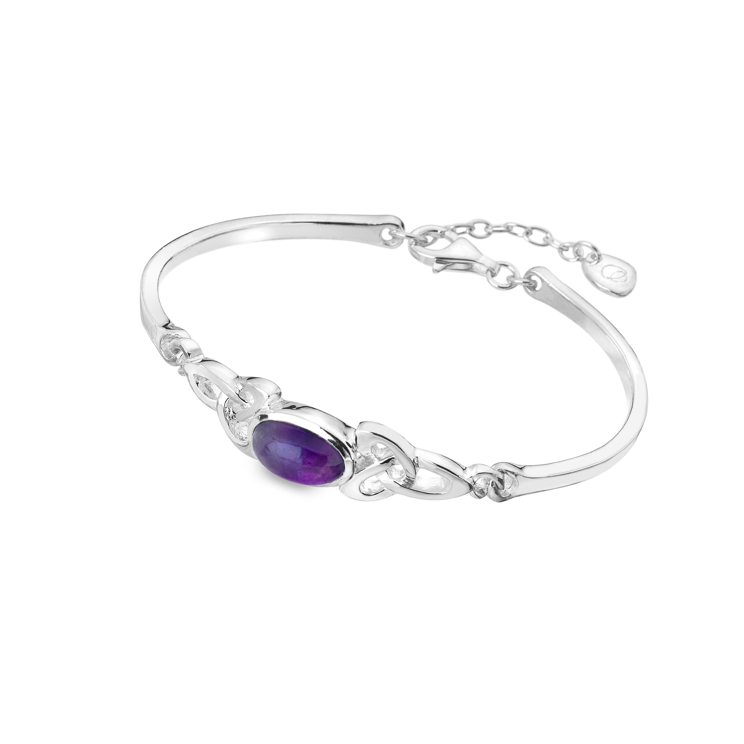 Amethyst Celtic Heritage Bangle