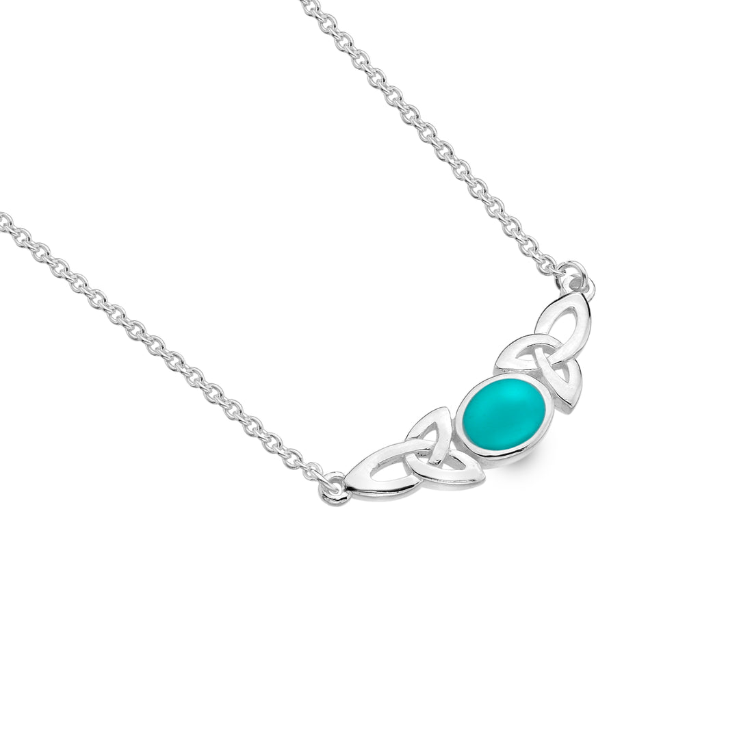 Turquoise celtic heritage necklace