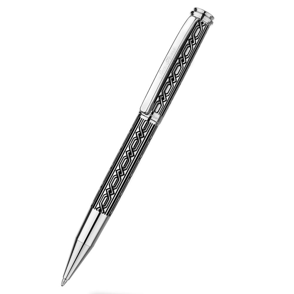 Ballpoint Pens - Angled Knotwork Etched Ballpoint Pen