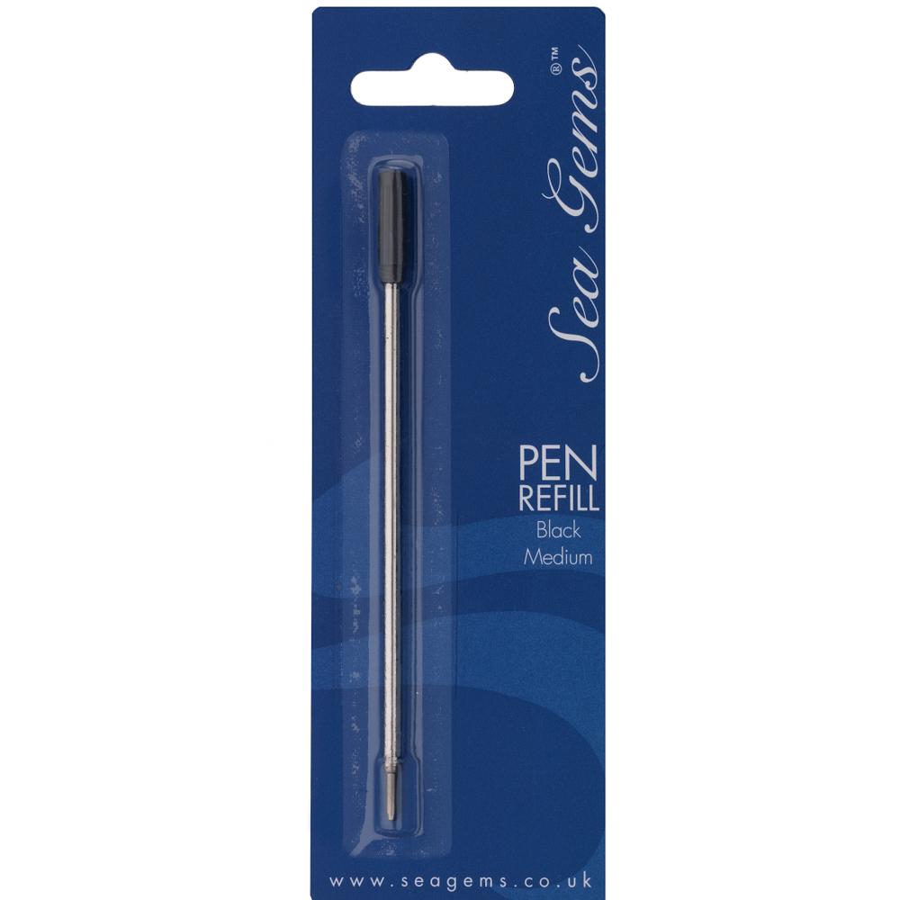 Slim ballpoint pen refill