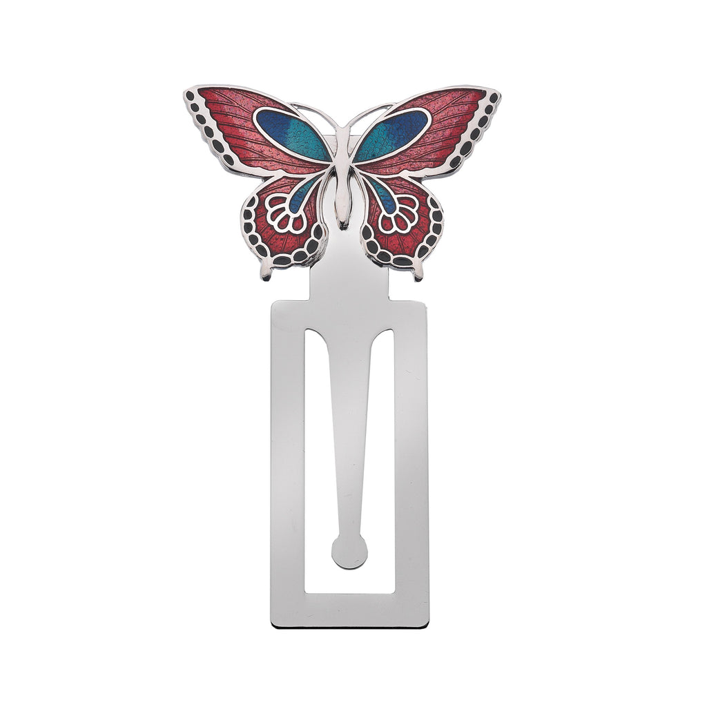 Bookmarks - Butterfly Red Enamel Bookmark