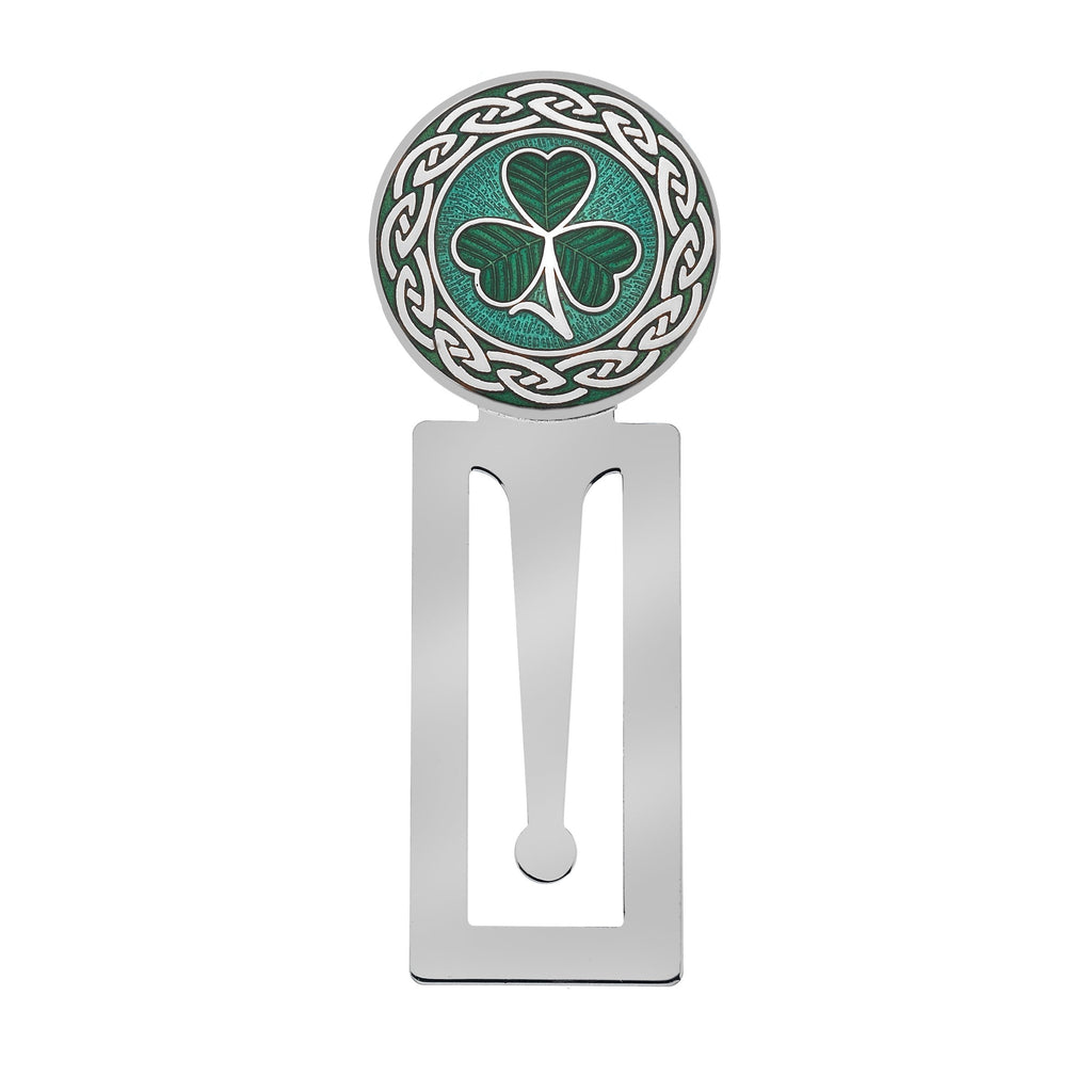 Bookmarks - Shamrock And Celtic Knots Enamel Bookmark