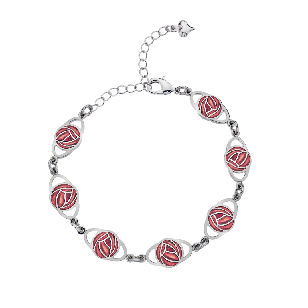 Red Classic Mackintosh Rose Bracelet