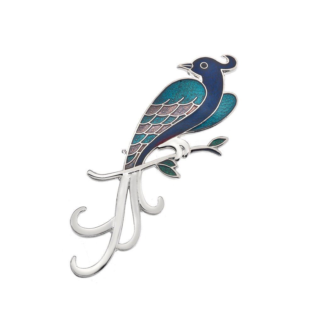 Brooches - Blue Bird Of Paradise Brooch