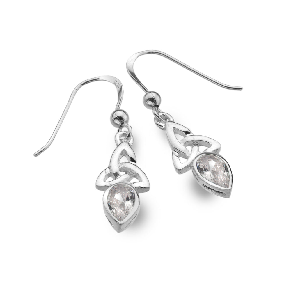 Earrings - April - Diamond (Cubic Zirconia) - Birthstone Earrings