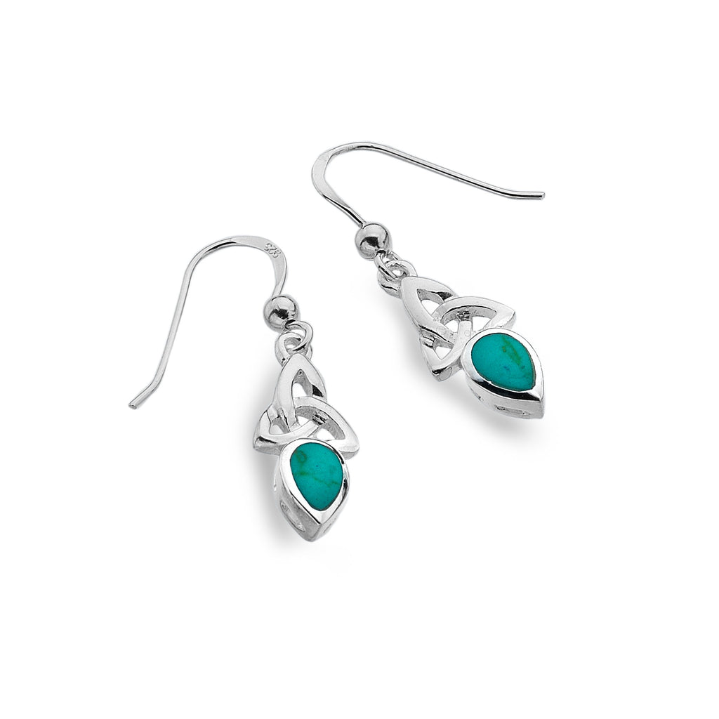 Earrings - December - Turquoise (Reconstituted Stone) - Birthstone Earrings