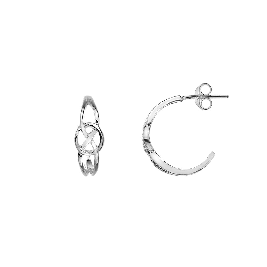 Earrings - Figure Of 8 Knotwork Hoops