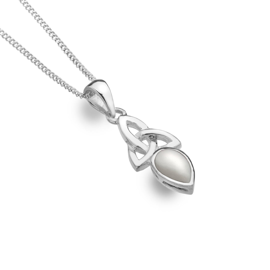 June - Pearl (Mother of Pearl) - Birthstone Pendant
