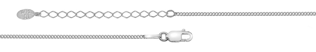 Pendants - Silver Curb Chain