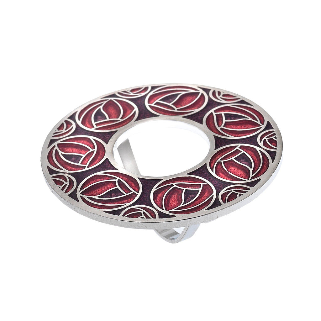 Scarf Rings - Mackintosh Roses Scarf Ring